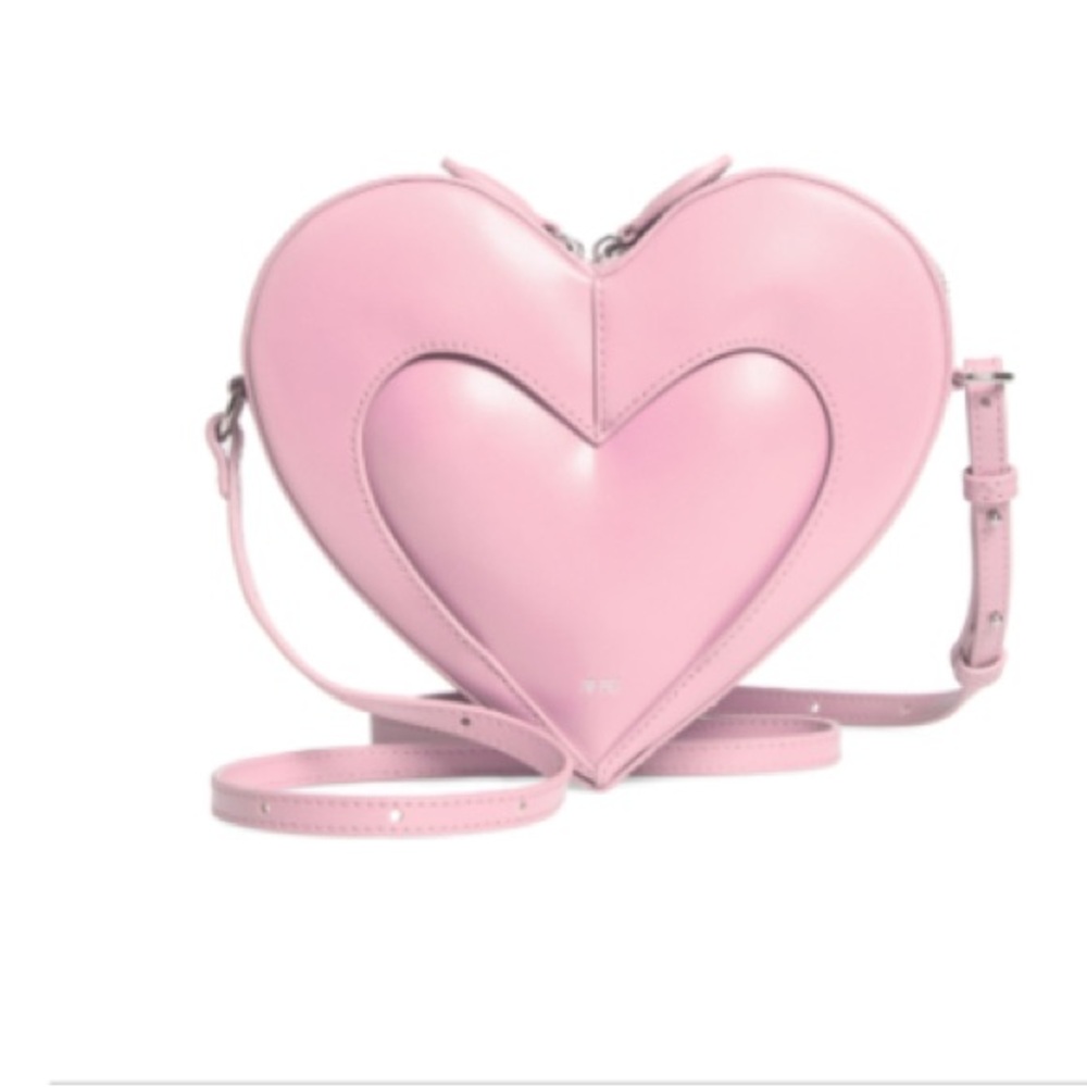 JW PEI Francisca Faux Leather Heart Crossbody Bag